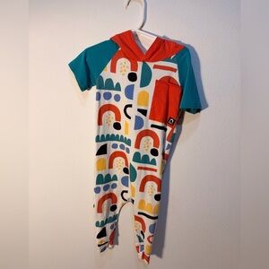 Colorful Geometric Kids One Piece